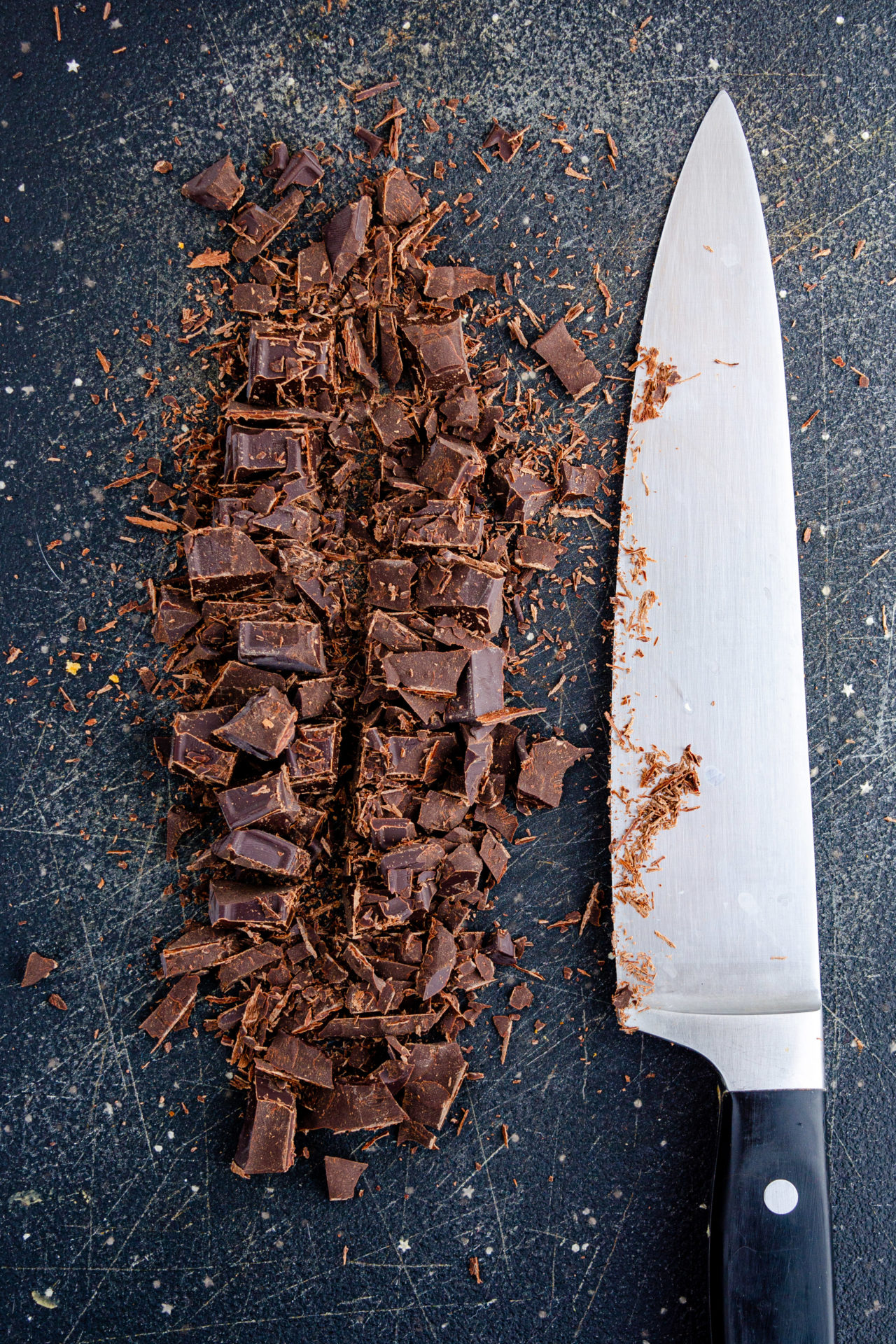 Chopped Chocolate - Food Photography